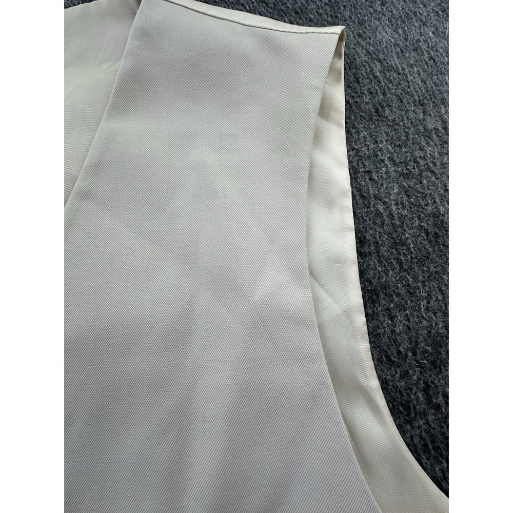 Braveman Vest‎ Mens 40R 34W Beige M300 Adjustable Back Lined Buttons Suit Formal - Picture 11 of 14